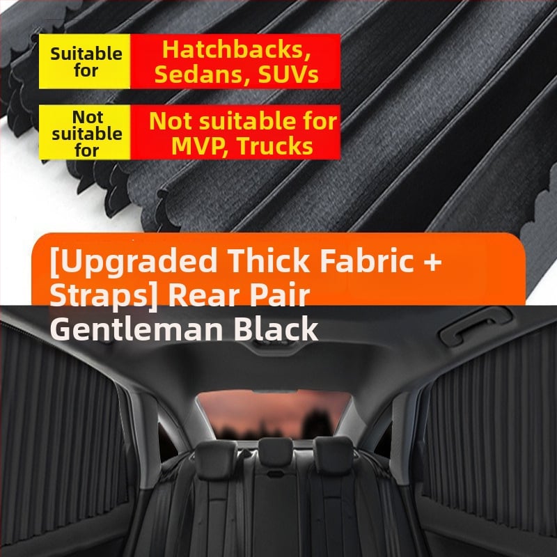 Parasolar auto din plasă de nylon, fixare magnetică, universal pentru geamul mașinii, protecție solară și izolare termică