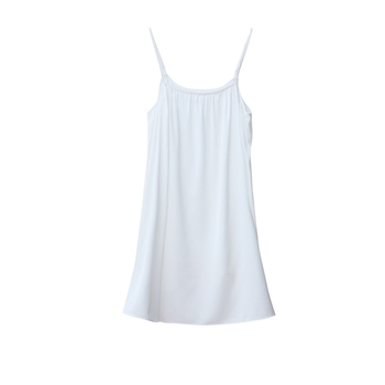 Ljetna noćna haljina s trakama, Ice Silk, podesive trake, bez rukava, tanko platno 101–120 g/m2