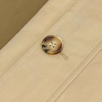 Könnyű pamut trench coat, egyszínű kivitel, hosszú fazon, négyzetes gallér, raglán ujjak