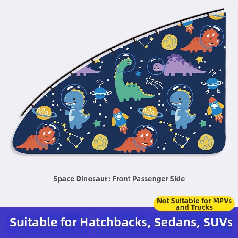 Cortină de umbrire auto pentru copii, Brand 111, poliester, tip opac gros, cu șină glisantă, universală pentru vehicule