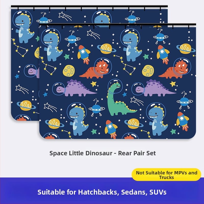 Cortină de umbrire auto pentru copii, Brand 111, poliester, tip opac gros, cu șină glisantă, universală pentru vehicule