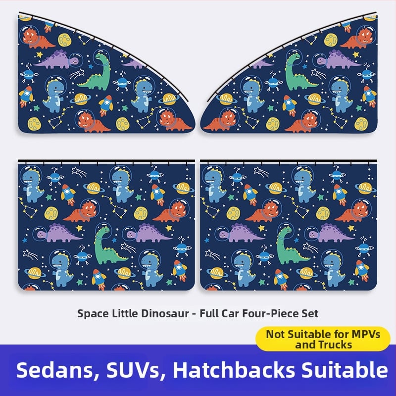 Cortină de umbrire auto pentru copii, Brand 111, poliester, tip opac gros, cu șină glisantă, universală pentru vehicule