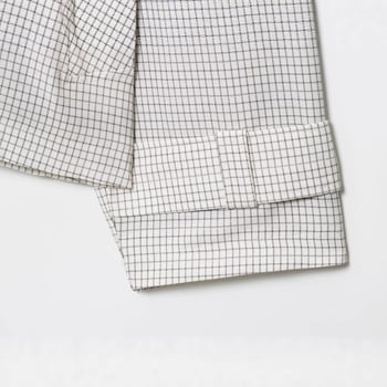 Γυναικείο σακάκι με δερμάτινο γιακά και καρό πλέγμα, φαρδιά γραμμή, φερμουάρ, πολυεστέρας με σπαντέξ, φθινόπωρο 2025