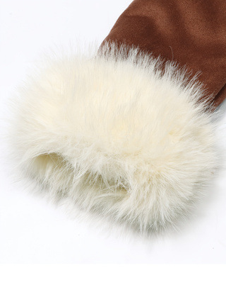 Ženski dugi kaput s ovčjom krznom, Island Velvet tkanina, poliester 90–95%, jesen 2025