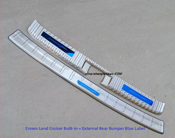 Plastmasas aizmugurējā pedāļu aizsargs - saderīgs ar Junhan, bagāžnieka aizsardzība