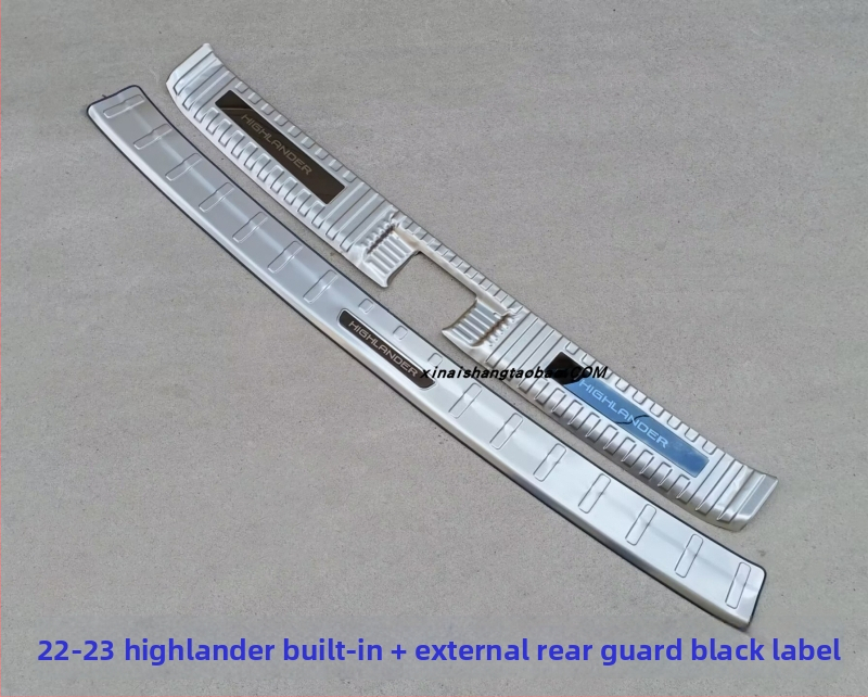 Plastmasas aizmugurējā pedāļu aizsargs - saderīgs ar Junhan, bagāžnieka aizsardzība