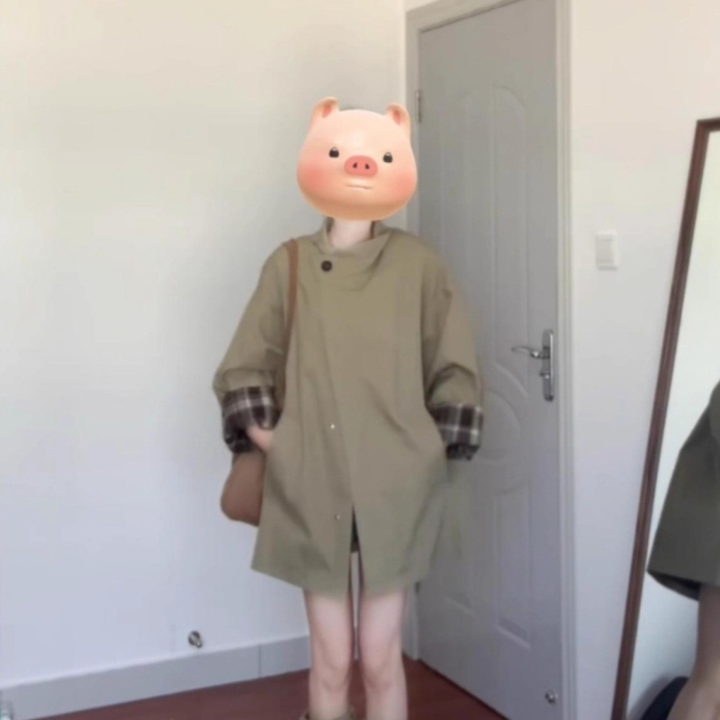 Ženska windbreaker jakna, 2025 novi stil za sitne figure, jesen-zima, elegantan i jedinstven izgled