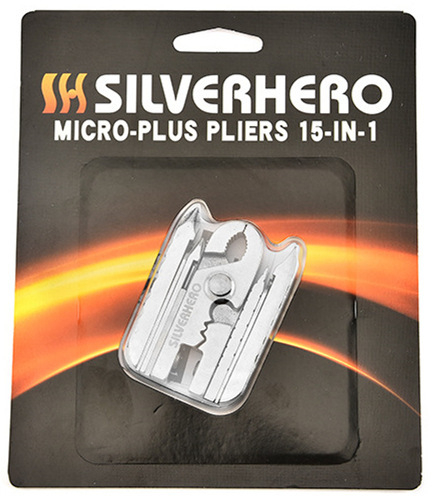 Silverhero 420 nehrđajući čelik višenamjenski EDC klešta 15 u 1, uz karabiner, igla za izbacivanje SIM kartice i digitalni odvijač