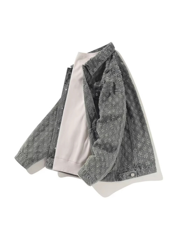 Traper jakna – japanski gradski stil, vintage karirani uzorak, širok kroj, rever, kopčanje jednim redom
