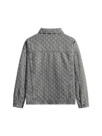 Traper jakna – japanski gradski stil, vintage karirani uzorak, širok kroj, rever, kopčanje jednim redom