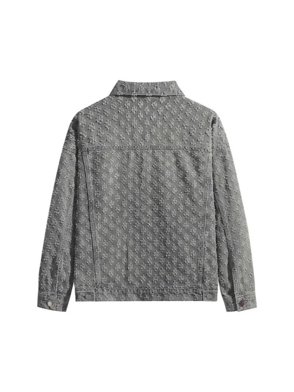 Traper jakna – japanski gradski stil, vintage karirani uzorak, širok kroj, rever, kopčanje jednim redom