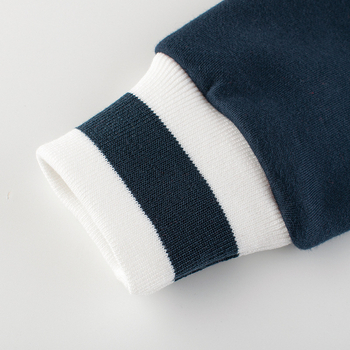 Jachetă pentru copii, cu fermoar, stil korean, exterior din bumbac amestec, guler rotund