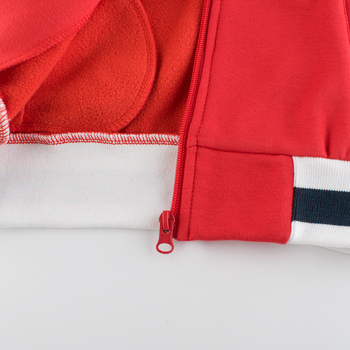 Jachetă pentru copii, cu fermoar, stil korean, exterior din bumbac amestec, guler rotund