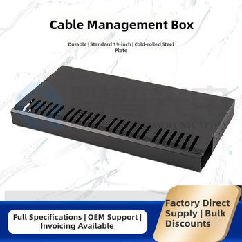 Kabeļu uzglabāšanas un vadības stends, 24/48 portu, auksti velmēta tērauda biezināta konstrukcija, tīklu kabeliem