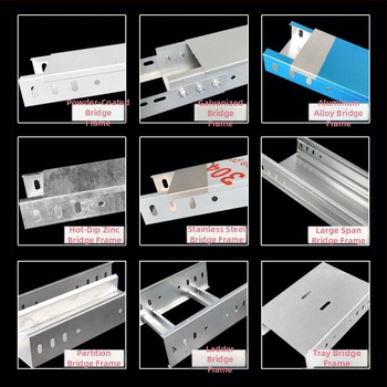 Cinkots tilta rāmis ar kabelkanālu, pielāgojams griestu risinājums pazemes telpām un tirdzniecības centriem