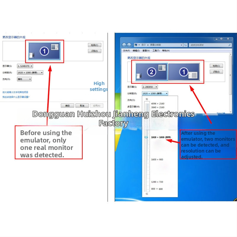 DisplayPort alumīnija korpusa dummy load DP/MiniDP līnijai (varš vads, 40 mm, PVC veidošana)