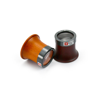 Lupa za popravak satova 10x, drveno-metalna konstrukcija, 1 kom, kućna upotreba, standard: srednji