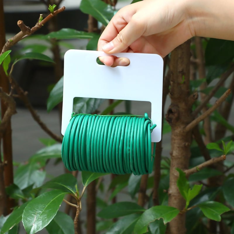 Kućni vrtni set za vezanje – žica za vezanje od PE za učvršćivanje cvijeća i biljaka