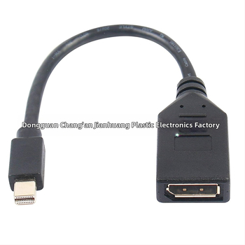 Mini DisplayPort uz DisplayPort adaptera kabelis, 0,23 m, varš, MiniDP vīrietis uz DP sieviete, datoram