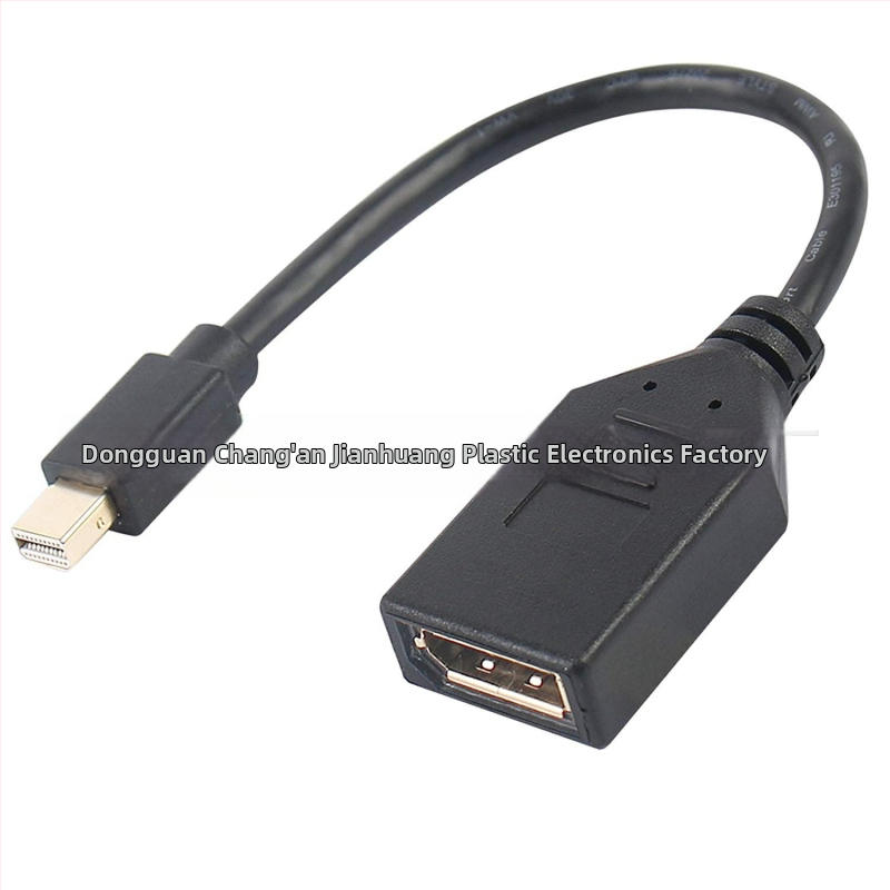 Mini DisplayPort uz DisplayPort adaptera kabelis, 0,23 m, varš, MiniDP vīrietis uz DP sieviete, datoram