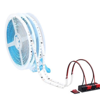 Monokróm LED szalag 220V – lineáris beépített világítás vitrinekhez, öntapadós dekoratív fénycsík, 10–15W, Xing jian LED chip, CRI 60–79