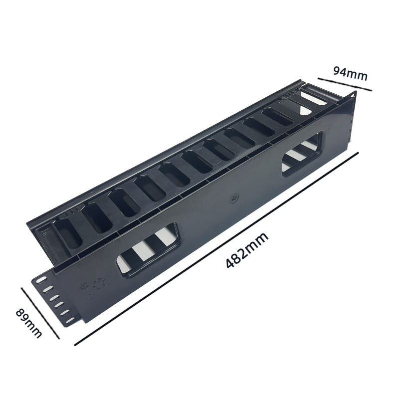 Kabeļu vadības plaukts skapī, divpusējs, plastmasas, 12 nodalījumi, modeļa Td-sl-0124, zīmols Neutral, saderīgs ar tīkla kabeliem