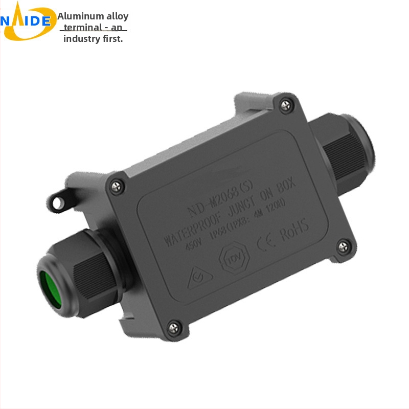 M2068S-2T vodootporna kutija za terminal za vanjsko napajanje, IP68, PA66 najlon