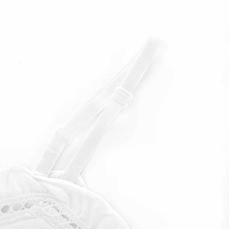 Dirželinė naktinė su nėriniais ir krūties pagalvėle, modalinis medvilnė, vasaros namų drabužiai