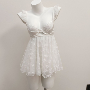 Moteriška vasarinė tinklinė naktinukė su flokavimo efektu, sling stilius, V formos iškirptė, be rankovių, kvėpuojanti ir patogi, 80–90% poliesterio