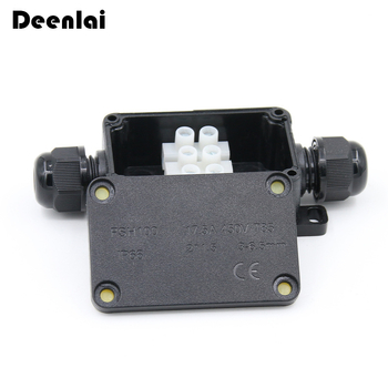 Cutie de conexiuni pentru exterior, etanșă, cu terminal, mini tip, 1 intrare și 1 ieșire, IP66