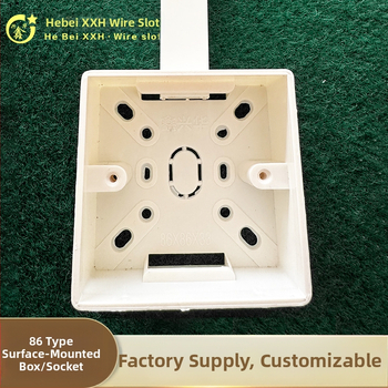 PVC ohňovzdorná skrinka typu 86 s vypínačom, povrchová montáž