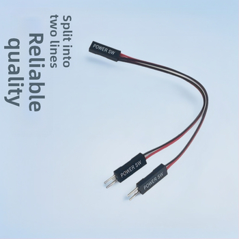 Datoram POWER P1 barošanas sadalītāja kabelis, divas izejas, saglabāta restartēšanas funkcija, garums 0.12 m, vadītājs sakaļķots, niķeļa pārklājums