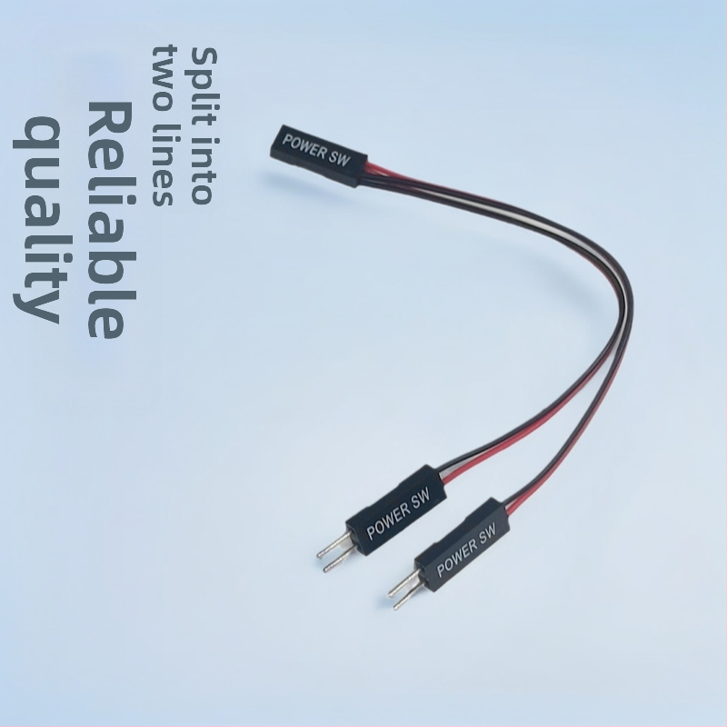 Datoram POWER P1 barošanas sadalītāja kabelis, divas izejas, saglabāta restartēšanas funkcija, garums 0.12 m, vadītājs sakaļķots, niķeļa pārklājums