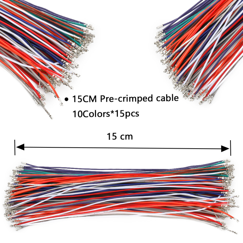 Rong yuwei 230 komada 2,54 mm terminalni komplet za blok od 9 polova