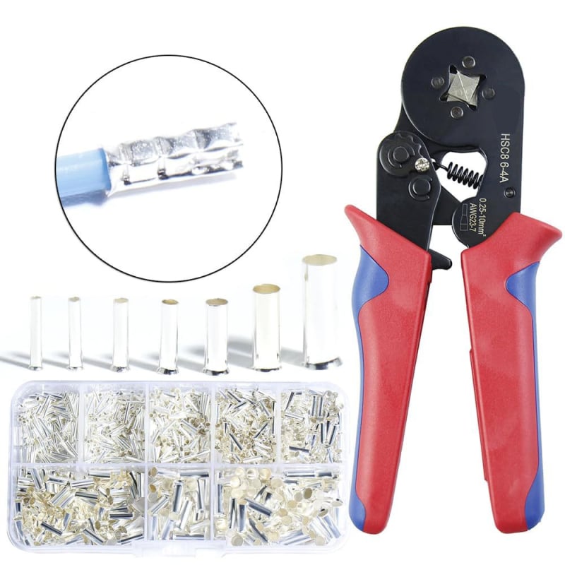 Crimp Terminal, Tip Bakrene Cijevi, Gol Kraj, Središnje Spojenje, 1100 Komada U Kutiji