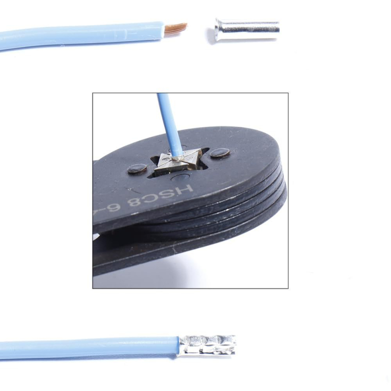 Crimp Terminal, Tip Bakrene Cijevi, Gol Kraj, Središnje Spojenje, 1100 Komada U Kutiji