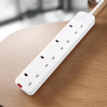 Prailginimo lizdas su britų standartu, 10A, 110V, UL sertifikuotas, 1500W