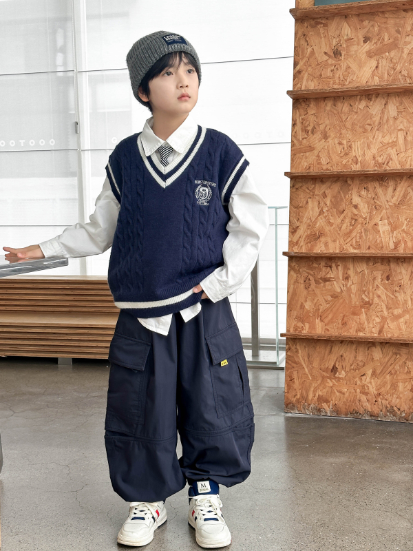 Detská košeľa s dlhým rukávom, 100% bavlna, jednofarebná (Autumn 2025)