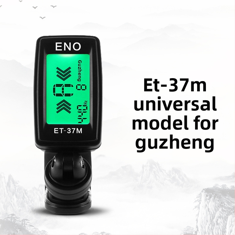 Guzheng tuneris – Modelis ET18GZ, Zīmols Eno, Materiāls: Plastika, Piemērots mūzikas instrumentiem, Elektronisks tuneris