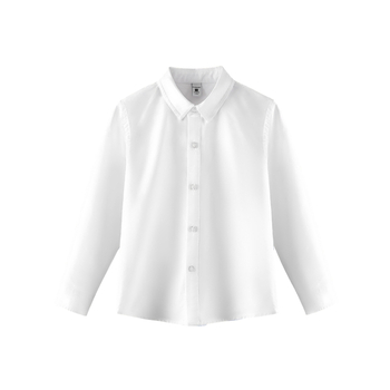Gyerek ing, college stílus (hosszú ujjú, rever galléros, 100% pamut)