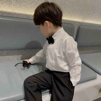 Koreai stílusú hosszú ujjú gyereking flízes béléssel, 80% poliészter, folyékony ammónia kezelés, egyszínű mintázat, 3–8 éveseknek