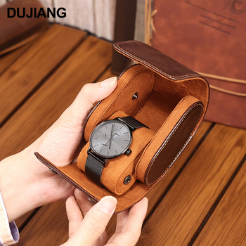 Muška kožna kutija za satove s magnetskim zatvaračem, vintage dizajn, ručna izrada, mogućnost prilagodbe
