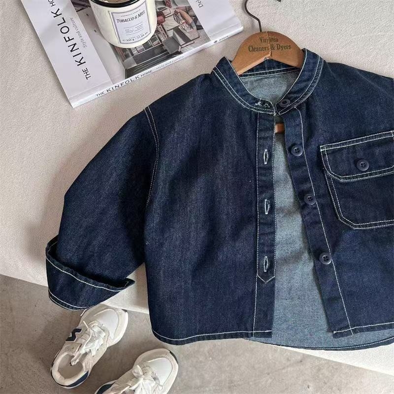 Jachetă corduroy pentru copii - băieți, stil coreean, cu glugă detașabilă, primăvară-toamnă, vârstă 1-3 ani