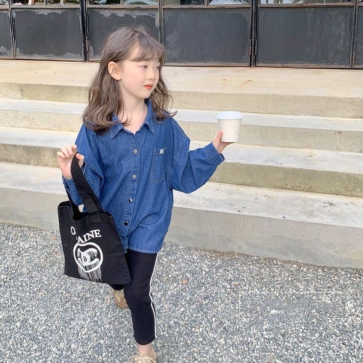 Jachetă de primăvară pentru fete — stil coreean, glugă detașabilă, țesătură Corduroy, Rabbit fur detaliu; Primăvara 2025