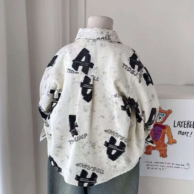 Zēnu kokvilnas garās piedurknes krekliņš ar V kakla izgriezumu, sporta stilā, 100% kokvilna, pavasaris–rudens 2025