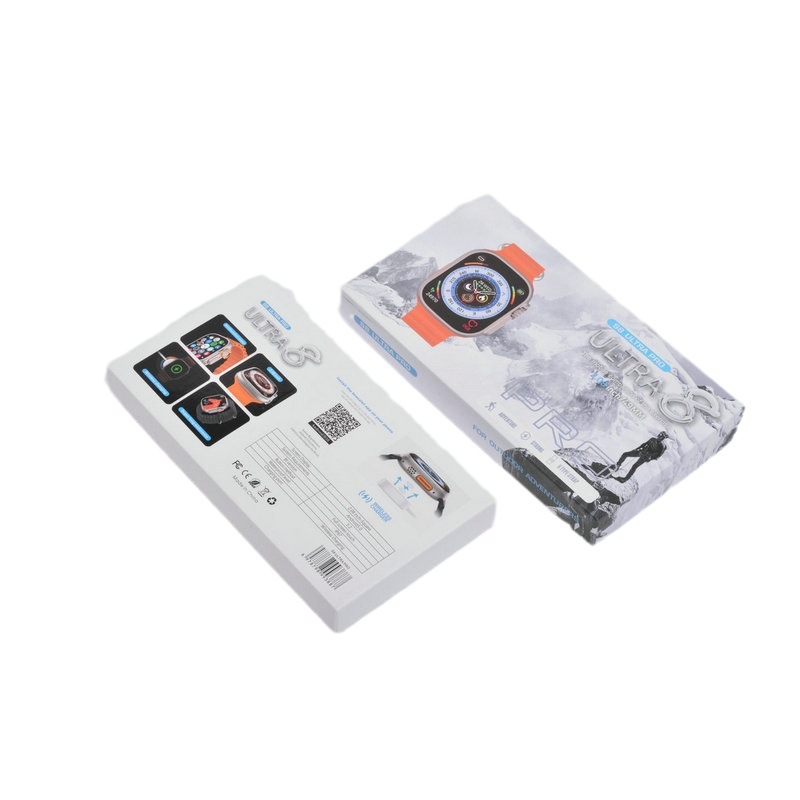 Prilagođena kutija za pakiranje pametnog sata — model 045; materijal 300 g; UV premaz; reljef; izbočenje