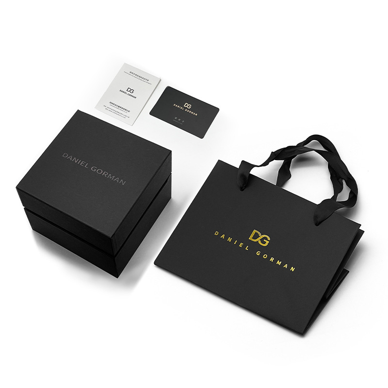 Gorman prijenosna kutija za nakit – darovni set s logom, jamstvenom karticom i prilagodbom