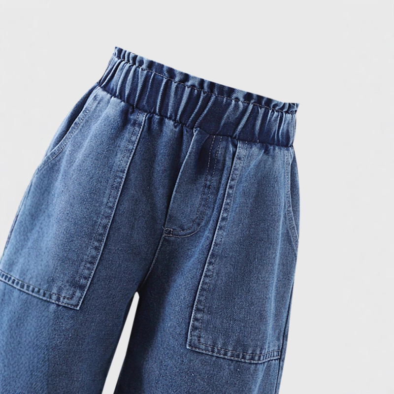 Dječji kostim: košulja i prsluk s denim hlačama, pamuk 65% tkanina, dugi rukavi, jesen 2025