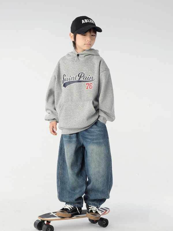 Dječje traper hlače s flekso podstavom, zimske, srednji pojas s elastičnim remenom, 90% pamuka, Siro twill denim