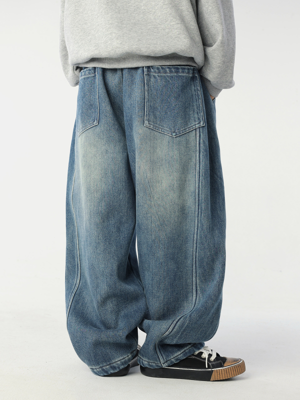 Dječje traper hlače s flekso podstavom, zimske, srednji pojas s elastičnim remenom, 90% pamuka, Siro twill denim